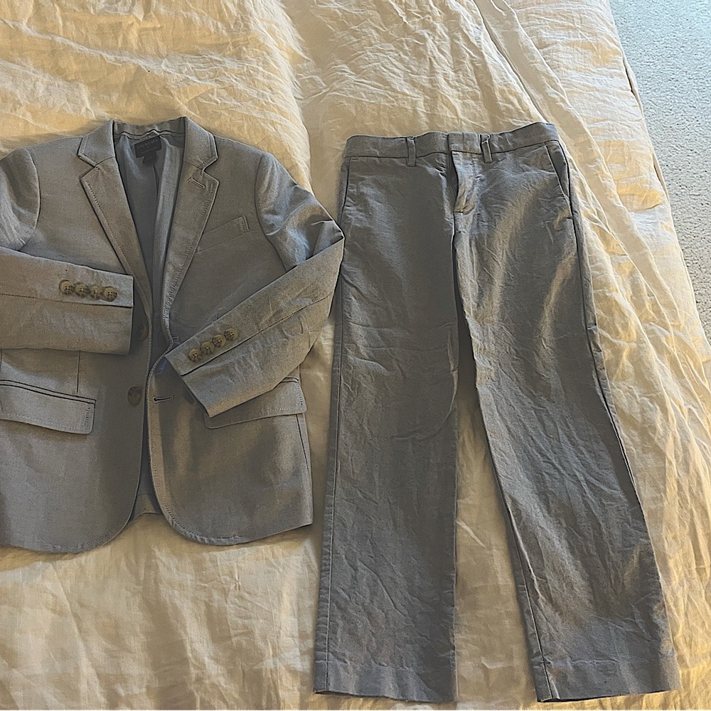 Crewcuts boys pale blue Thompson Suit